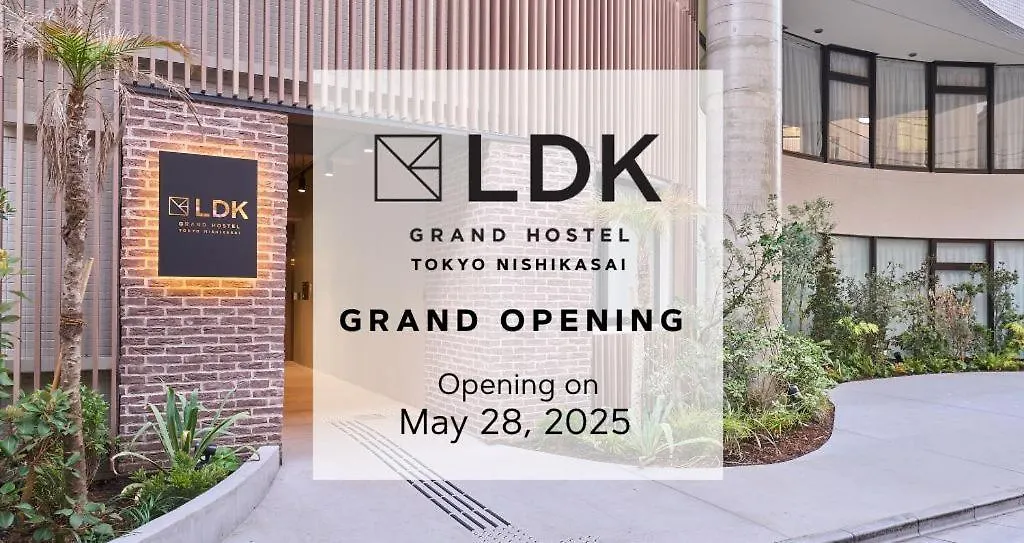 Grand Hostel Ldk Tokyo Nishikasai -Grand Opening In May 2025-